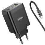Hoco N18 Phenomenon 65W three-port (2C1A)GaN charger set(Type-C to Type-C)(EU)(GaN） - imagine 5