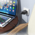 Hoco N18 Phenomenon 65W three-port (2C1A)GaN charger set(Type-C to Type-C)(EU)(GaN）