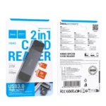 HOCO HB45 Spirit 2-in-1 USB 2.0 card reader - imagine 4