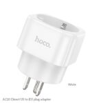 HOCO AC20 Direct US to EU plug adapter - imagine 2