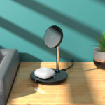 Hoco S23 Volant magnetic 2-in-1 wireless fast charger - imagine 5