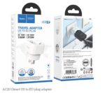 HOCO AC20 Direct US to EU plug adapter - imagine 3