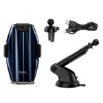 Hoco S45 Energia smart wireless charging car holder - imagine 7