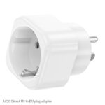 HOCO AC20 Direct US to EU plug adapter - imagine 4