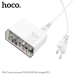 Hoco N36 Fuerza six-port PD65W(3C3A) charger(EU) - imagine 3