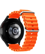 Hoco WH01 Flexible series marine double buckle silicone watchband(20/22mm) - imagine 2