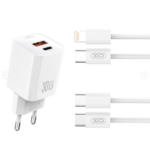 XO L149(EU) PD30W 1USB-A+1USB-C + set cable Charger - imagine 3