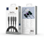 Wiwu Wi-C046E C-C+L+M USB-C 3in1 Starlink Series 3in1 Cable — изображение 4