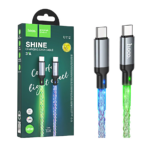 Hoco U112 Shine 60W charging data cable for Type-C to Type-C