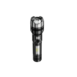 XO YH20 Digital Display Telescopic Zoom Red and Blue Strobe Light High-Intensity Flashlight 1200mAh