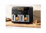 Hoco HJD86A 12L double-pot air fryer with large colorful touch screen(EU)(Russian version)