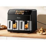 Hoco HJD86A 12L double-pot air fryer with large colorful touch screen(EU)(Russian version)