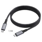 Hoco  US01 USB3.1 GEN2 10Gbps 100W super-speed HD data transmission and charging cable(L=1.2m) - imagine 5