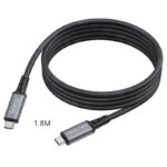Hoco  US01 USB3.1 GEN2 10Gbps 100W super-speed HD data transmission and charging cable(L=1.8m) - imagine 5