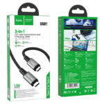 Hoco  US01 USB3.1 GEN2 10Gbps 100W super-speed HD data transmission and charging cable(L=1.8m) - imagine 7
