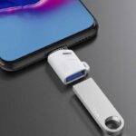 XO NB256B USB-A Female to Type-c OTG Adapter (with Lanyard)