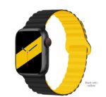 HOCO WA22 Flexible series two-section classic buckle magnetic silicone strap for iWatch(38/40/41/42/44/45/49mm)