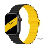 HOCO WA22 Flexible series two-section classic buckle magnetic silicone strap for iWatch(38/40/41/42/44/45/49mm)