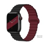 HOCO WA22 Flexible series two-section classic buckle magnetic silicone strap for iWatch(38/40/41/42/44/45/49mm) - imagine 9