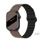HOCO WA22 Flexible series two-section classic buckle magnetic silicone strap for iWatch(38/40/41/42/44/45/49mm) - imagine 11