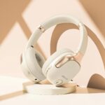 AceFast H2 active noise canceling Bluetooth headphones,milky white