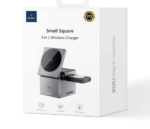 WIWU Small Aquare 3 in 1 wireless charger Wi-W030 - imagine 3