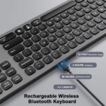 Wiwu MKB-03 Bluetooth Wireless English Keyboard - imagine 4