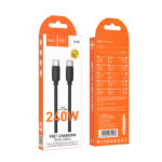 Hoco X115 Surpass 240W fast charging data cable Type-c to Type-c - imagine 3