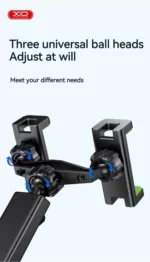 XO C117 Double chuck Suction cup live stand - imagine 2