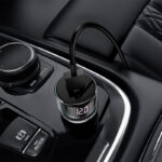 HOCO Z42 Light road dual port digital display PD20W+QC3.0 car charger