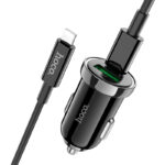 Hoco Z44 Leading PD20W+QC3.0 car charger set(Type-C to Lightning) — изображение 2