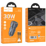 HOCO Z57A Glorious PD30W+QC3.0 car charger+set cable - imagine 7