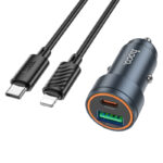HOCO Z57A Glorious PD30W+QC3.0 car charger+set cable - imagine 6