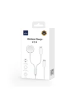 Wiwu 2 in 1 Wireless Charge For Watch M10 - imagine 2