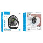 HOCO DF12 Cool desktop fan with light - imagine 2
