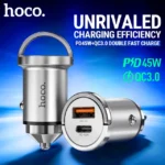 HOCO NZ10 Handy PD45W+QC3.0 car charger - imagine 3