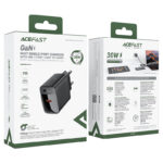 ACEFAST A102 PD30W GaN single USB-C charger,black (EU) - imagine 7
