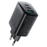 ACEFAST A108 PD67W GaN (2*USB-C+USB-A) charger,black (EU)