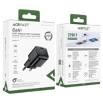 AceFast A73  mini PD20W GaN USB-C charger,black (EU) - imagine 4