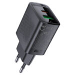 ACEFAST A78 PD20W GaN (USB-A+USB-C) charger,black (EU) - imagine 3