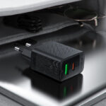 ACEFAST A78 PD20W GaN (USB-A+USB-C) charger,black (EU)