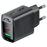 ACEFAST A98 PD30W GaN (USB-C+USB-A) charger,black (EU) - imagine 2
