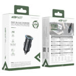 AceFast B15 65W (USB-A+USB-C) dual port metal car charger - imagine 2