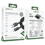 ACEFAST C14-04 USB-A to USB-C spring charging data cable - imagine 6