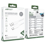 ACEFAST C18-04 USB-A to USB-C braid charging data cable - imagine 2