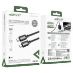 ACEFAST C20-03 USB-C to USB-C aluminum alloy charging data cable - imagine 2