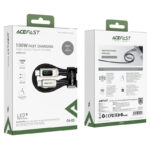 ACEFAST C6-03 USB-C to USB-C 100W zinc alloy digital display braided charging data cable - imagine 8