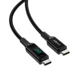 ACEFAST C6-03 USB-C to USB-C 100W zinc alloy digital display braided charging data cable - imagine 4