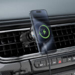 ACEFAST D40 Qi2 Magnetic Wireless Charging car holder with Ice Cooling for air vent