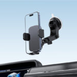 ACEFAST D53 wireless charging car holder with electric clamp for dashboard